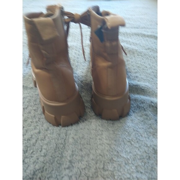 Steve Madden Platform Boots 5.5 Y2K Outdoor Camel - Picture 9 of 10